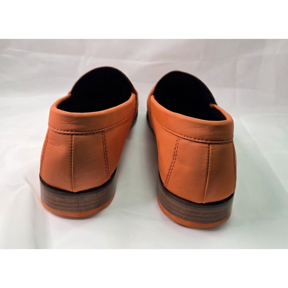 Cole Haan x NikeAir Monroe 12M Orange Reflective Penny Loafer Office Business - Picture 5 of 16